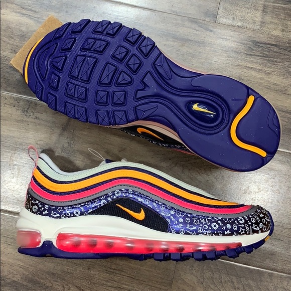 NIKE AIR MAX 97 GS regency purple/laser orange - Picture 11 of 16